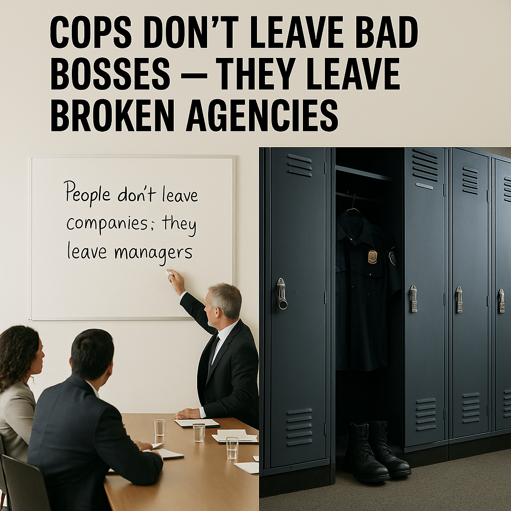 Cops Don’t Leave Bad Bosses: They Leave Broken Agencies